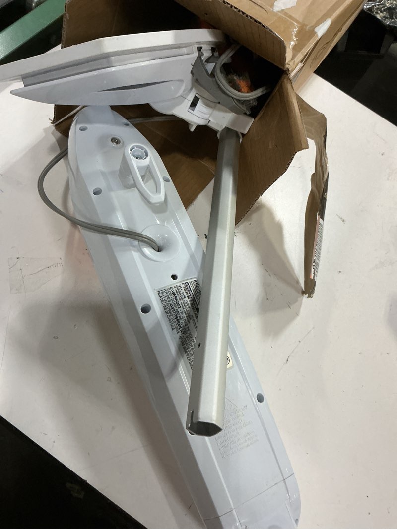 Condition photo showing As Is for bissell power fresh steam mop with natural sanitization, floor steamer, tile cleaner, and hard wood floor cleaner with flip-down easy scrubber, 1940a powerfresh steam mop