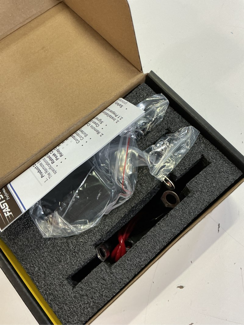 Condition photo showing Good Condition for side post remote battery disconnect switch 12v, 250a negative battery cut off switch anti-theft kill switch kit upgrade prevent battery drain for car truck, rv auto, boat,vehicle etc 250a remote battery kill switch