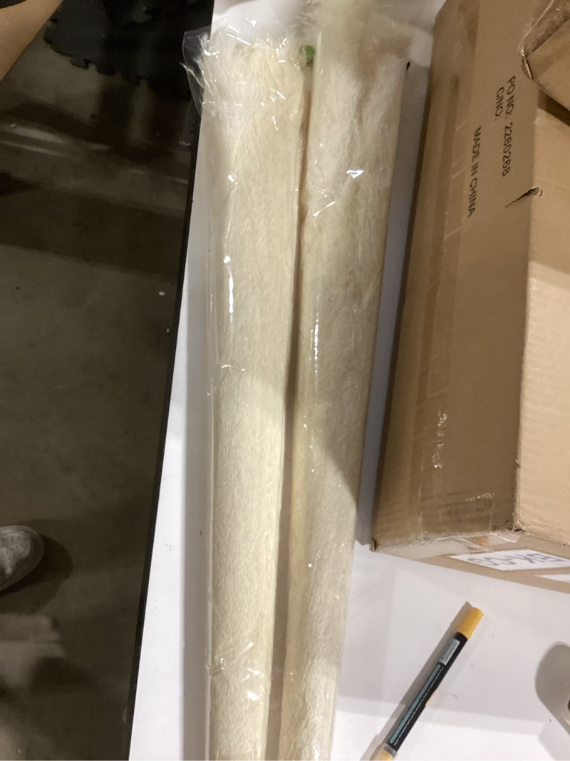 Condition photo showing Good Condition for 46" inch 10 stems cream pampas grass decor tall, dry flowers for floor vases decor, natural dried flowers for wedding, natural home decor, wall grass, glam decor