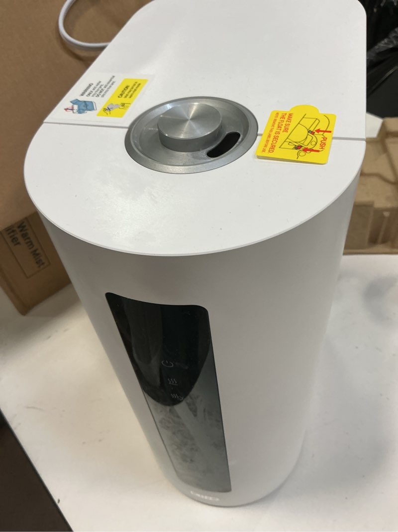 Condition photo showing Good Condition for Dreo 6L Humidifier Large Room, Warm & Cool Mist Humidifiers for Bedroom, 60H Runtime, 12H Timer, Top Fill, Humidity Indicator Light, Baby, Plants, Easy Clean, HM713 White