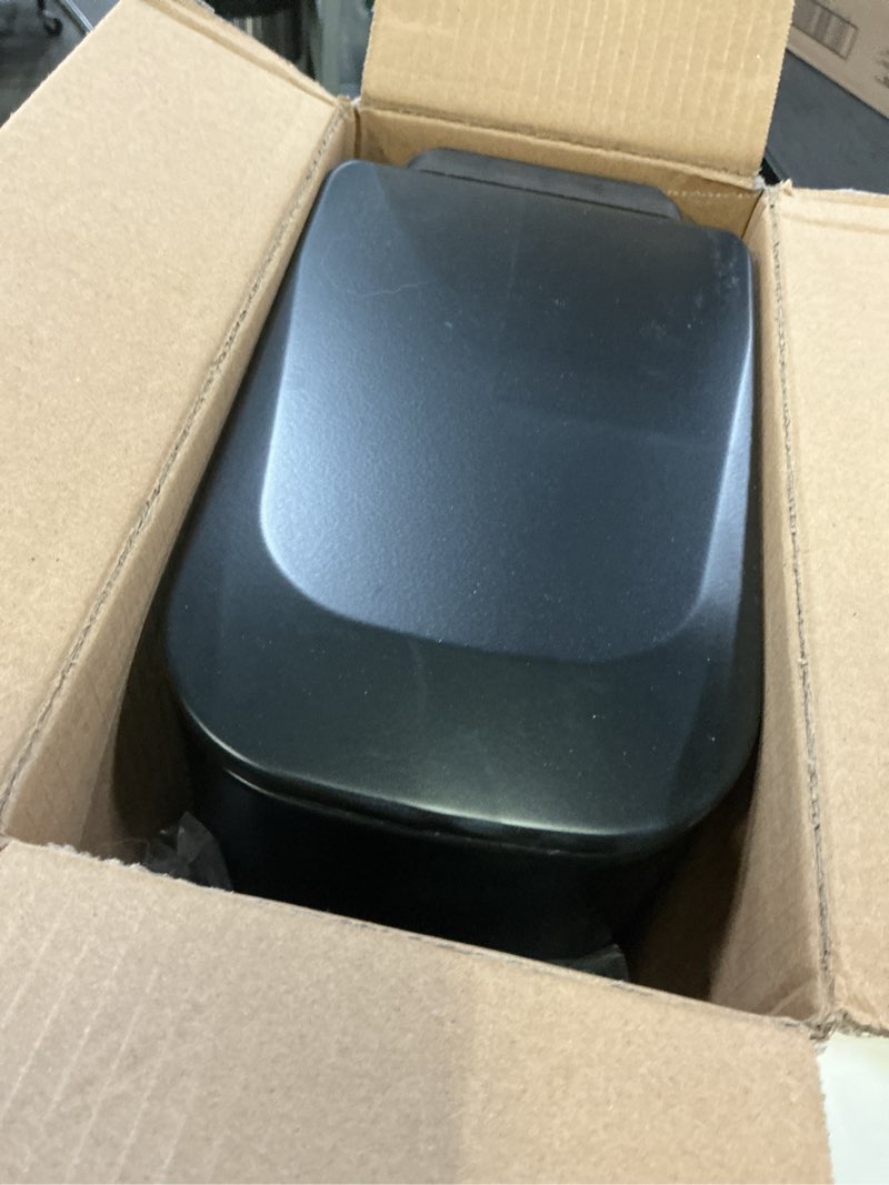 Condition photo showing Good Condition for tipgo slim bathroom trash can with lid soft close, step pedal, 6 liter / 1.6 gallon stainless steel trash bin, small garbage cans for bedroom, office, kitchen (matte black)