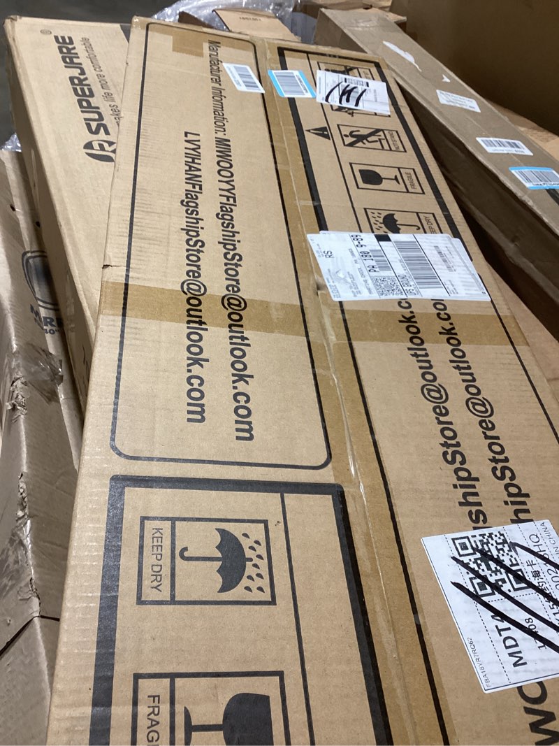 Condition photo showing Good Condition for RV Bunk Bed Ladder 45"/50"/55"/60"/66"/72'', Heavy Duty Travel Trailer Bed Ladders with 4 Hook and Foot Caps, Metal Twin Bed Step Ladder for Home Dorm Appartments, Load 330 LBS (50inch / 127cm, White) White 50inch / 127cm