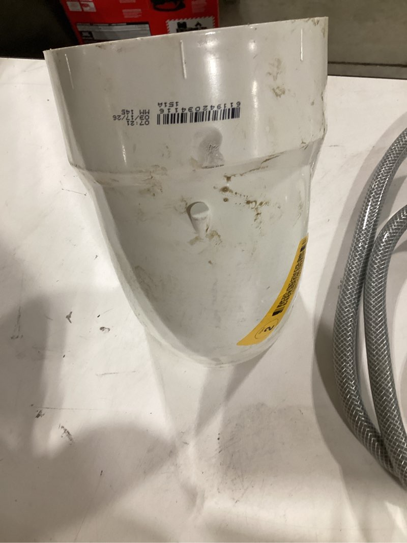 Condition photo showing As Is for charlotte pipe 4-in 45-degree pvc dwv street elbow