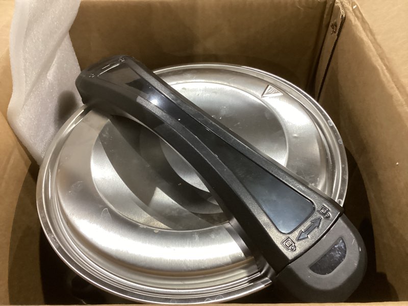 Condition photo showing As Is for Garvee 12 L/80 Cups Coffee Urn-3.2 gal Double Wall Commerical Coffee Maker for Buffet Catering Wedding Gathering,Large Capacity Hot Coffee Dispenser,Stainless Steel Hot Water Urn-Black