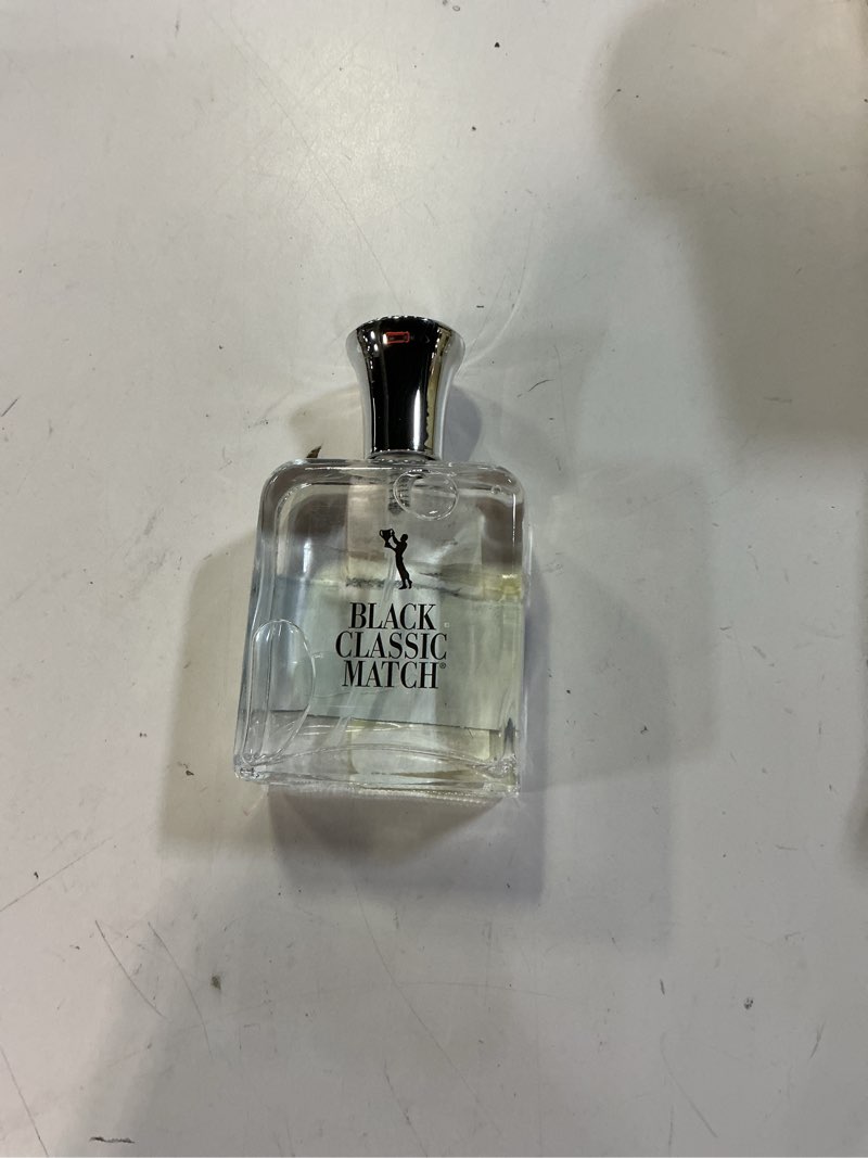 Condition photo showing Good Condition for parfums belcam black classic match eau de toilette  cologne for men  2.5 fl oz