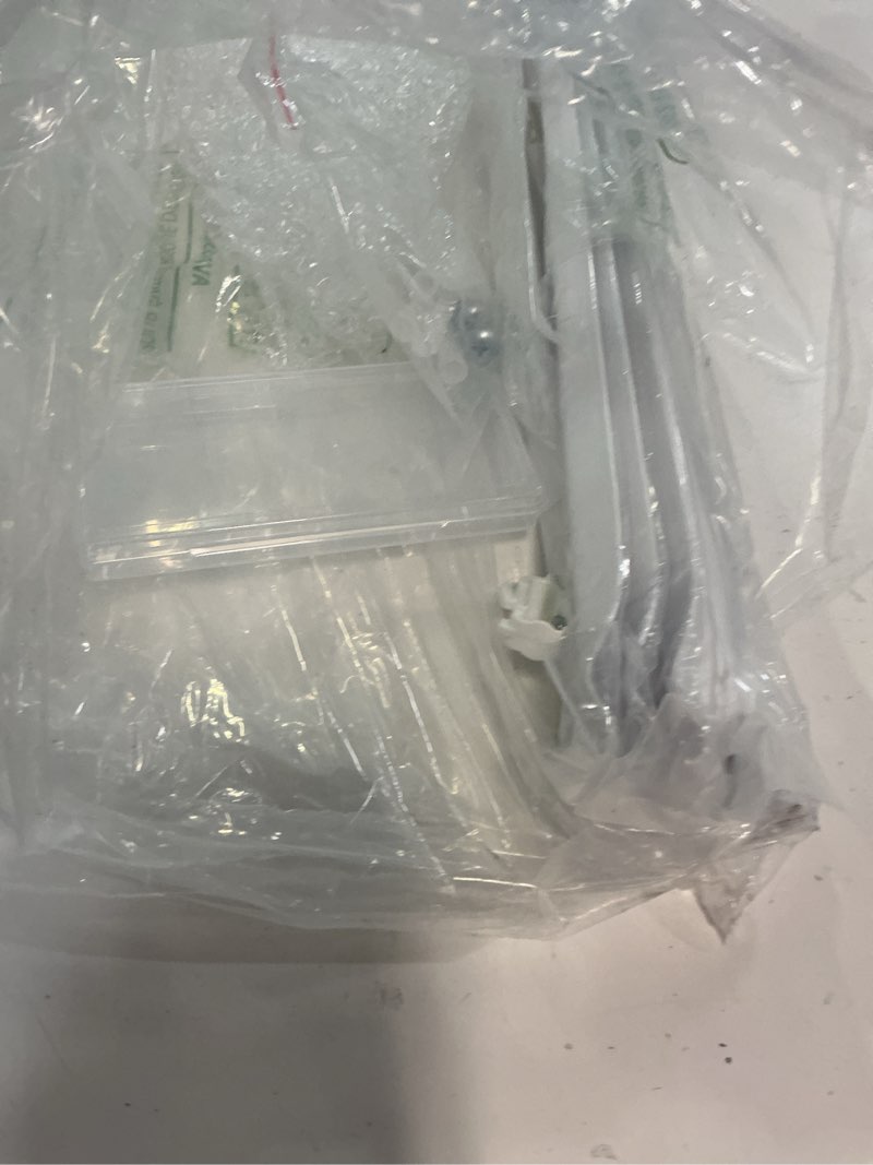 Condition photo showing As Is for 6 pcs support brackets for 16in wide shelving wire wire shelf brackets closet rod bracket closet support bracket with anchors and pins for installation wires shelving supports closets 6 16 inch