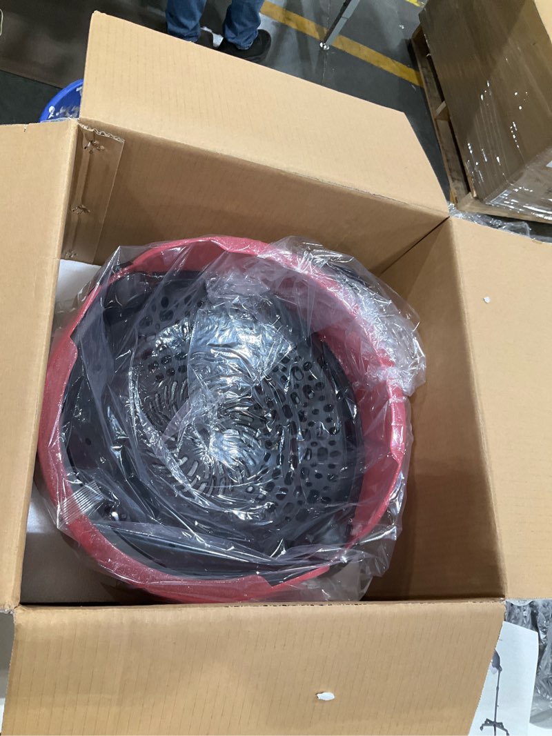 Condition photo showing Good Condition for hooded hair dryer, professional standing hair dryer with time settings, touch controls and 3 temperature modes, sit under hair dryer bonnet, height adjustable ionic hooded dryer for home or salon use black bracket