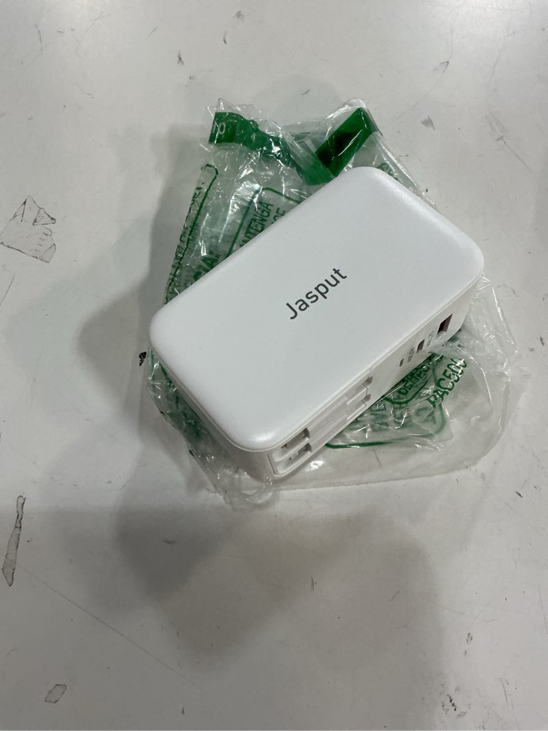 Condition photo showing Good Condition for 4 in 1 retractable wall charger with dual cables,40w retractable phone charger wall plug with dual usb ports,20w usb c chargers block fast charging for iphone 17 16 15 14 13,lg, galaxy s24 23,pixel type-c & lightening cables white