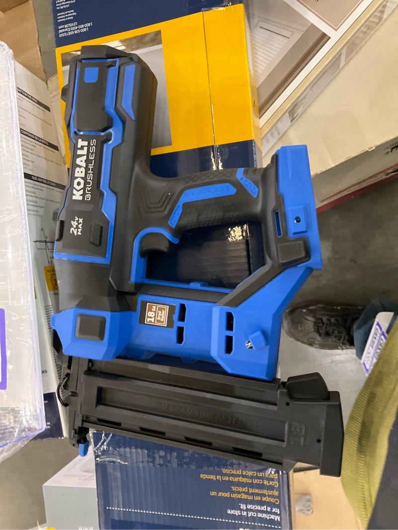 18-Gauge Brad Nailer Kobalt 24v