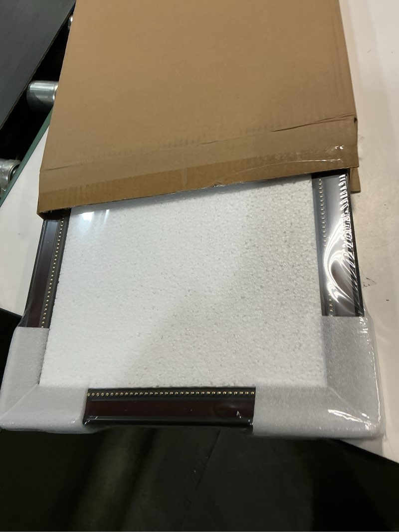 Condition photo showing New/Like New for upsimples 11x22 Diploma Frame with Tassel Holder for 8.5x11 Certificate and 5x7 Photo with Black over Gold Mat, High Definition Glass, Mahogany with Gold Beads, 1 Pack Mahogany 11x22