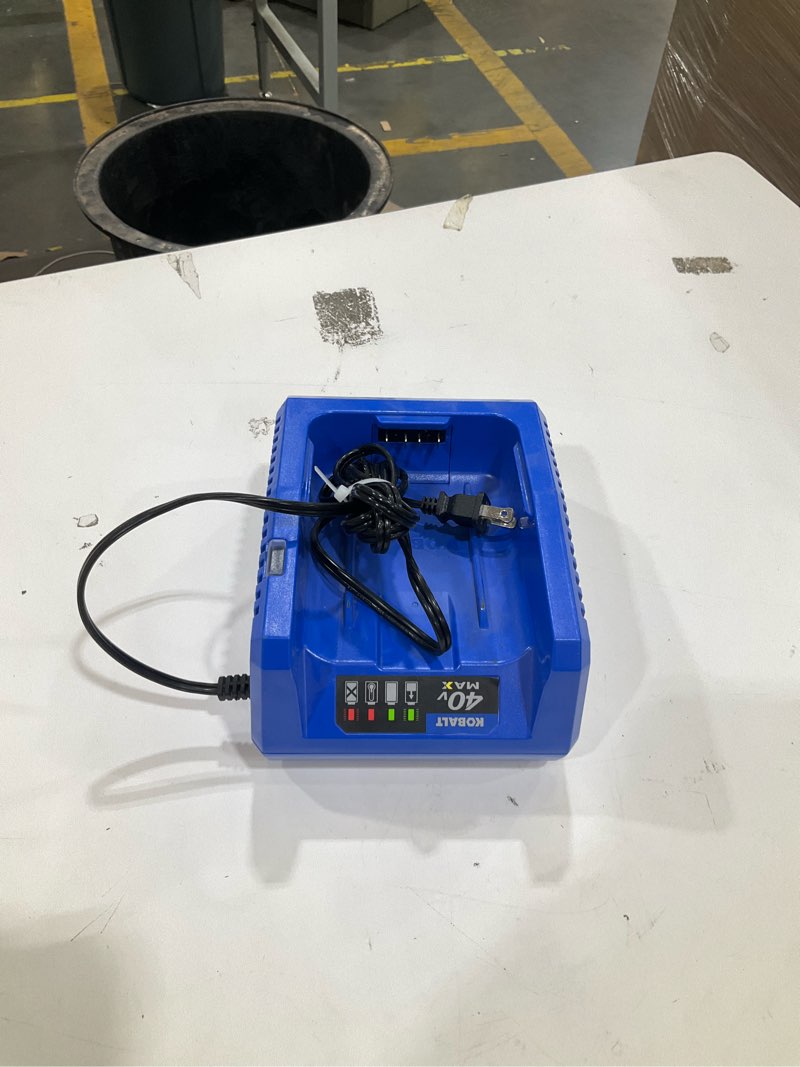 Condition photo showing Good Condition for kobalt 40 -volt, battery charger