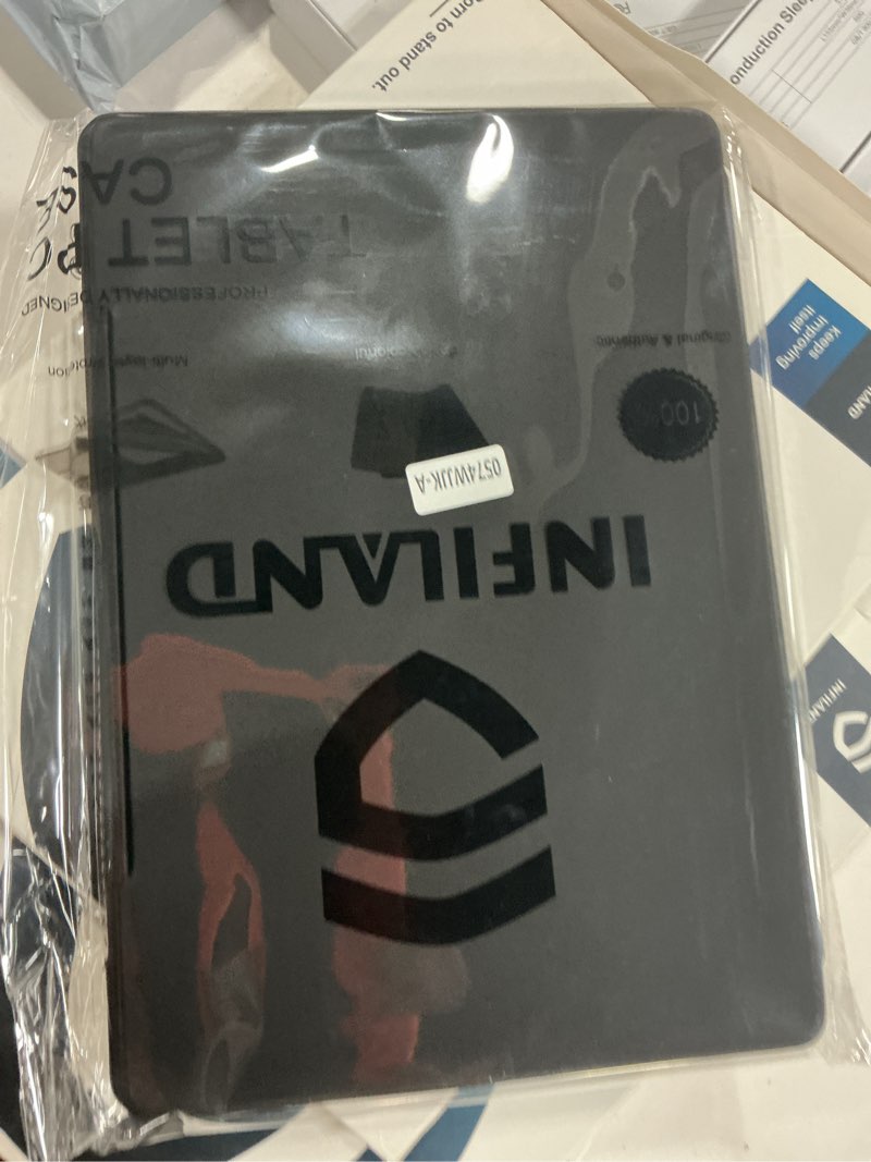 Condition photo showing New/Like New for INFILAND Keyboard Case for Samsung Galaxy Tab S9+ / S9 FE+ / S10+ 12.4" with 7-Color Backlight, Precision Trackpad & S Pen Holder, Slim Detachable Galaxy Tab S9 Plus Case with Keyboard, Black