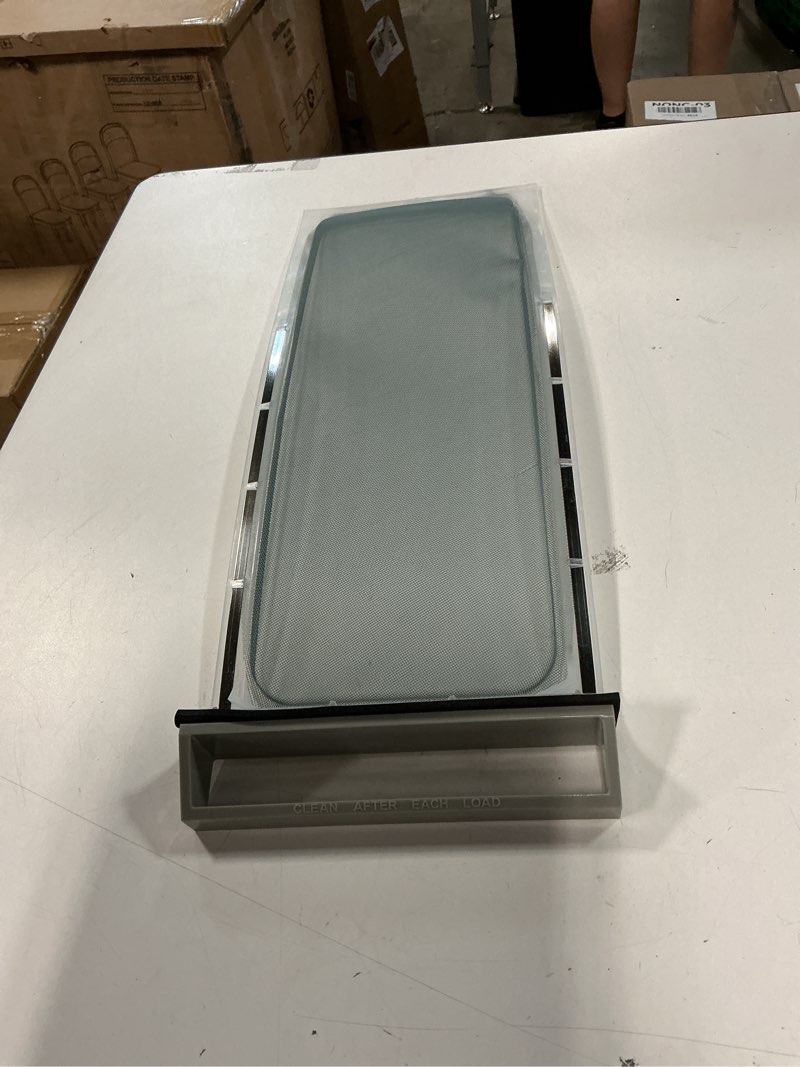 Condition photo showing Good Condition for ami parts 339392 339392v dryer lint filter case screen replacement parts fit for whirl-pool, ken-more - repalce 337133, 337448, 337451, 337488, 338405, 338406, 339391, 341030, 341429, 346671, etc
