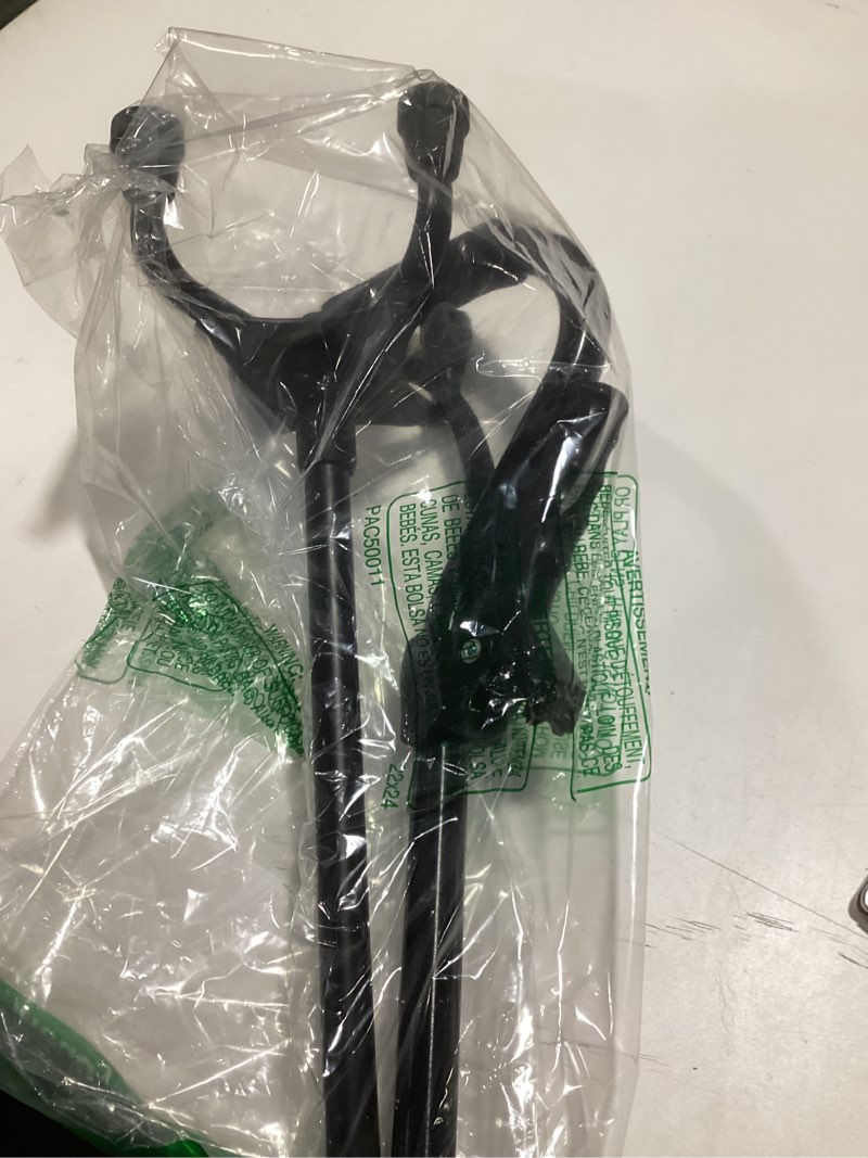 Condition photo showing Good Condition for Adjustable Walking Cane for Men & Women with 4-Pronged Base for Extra Stability - Foldable Cane for Seniors with Foam Padded Offset Handle for Soft Grip & a Second Handle for Standing Black