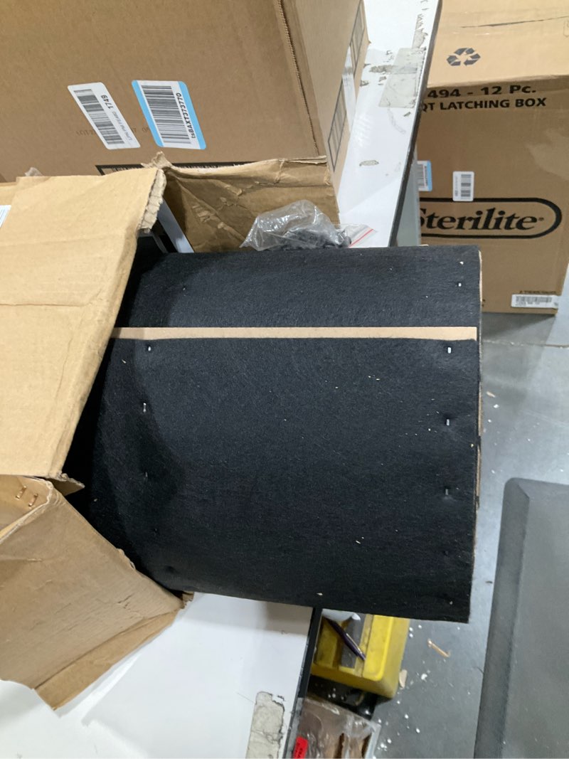 Condition photo showing Good Condition for 94.5 x 23.6 in Acoustic Wood Wall Panels,3D Flexible Soundproof Absorbing Panels,Wood Slat Walls for Interior Wall Decor (Brown)