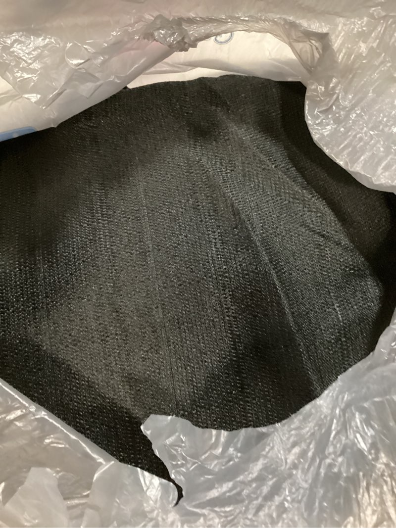 Condition photo showing Good Condition for mainstays 3 piece grommet kitchen curtain set  54  w x 36  l  black