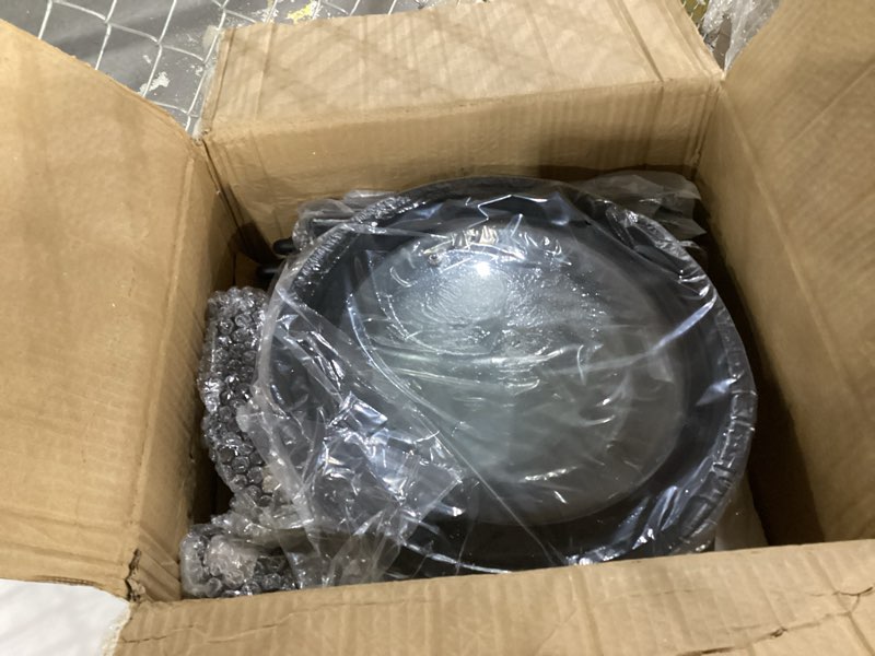 Condition photo showing As Is for lzteck 23 Pieces Non-Stick Cookware Set,Stackable Pans and Pots Set with Removable Handles, Space Efficient for RVs and Camping,Oven,Induction,Gas,Electric & Stovetops,Dishwasher Safe