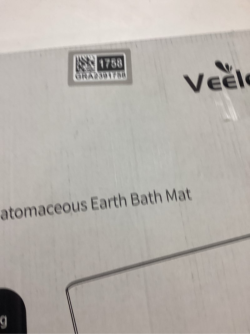 Condition photo showing New/Like New for Stone Bath Mat Diatomaceous Earth Shower Mat Non-Slip Super Absorbent Diatomite Stone Bath Mats for Bathroom Floor Quick Drying Natural Easy to Clean(23.6''×15.4" White)
