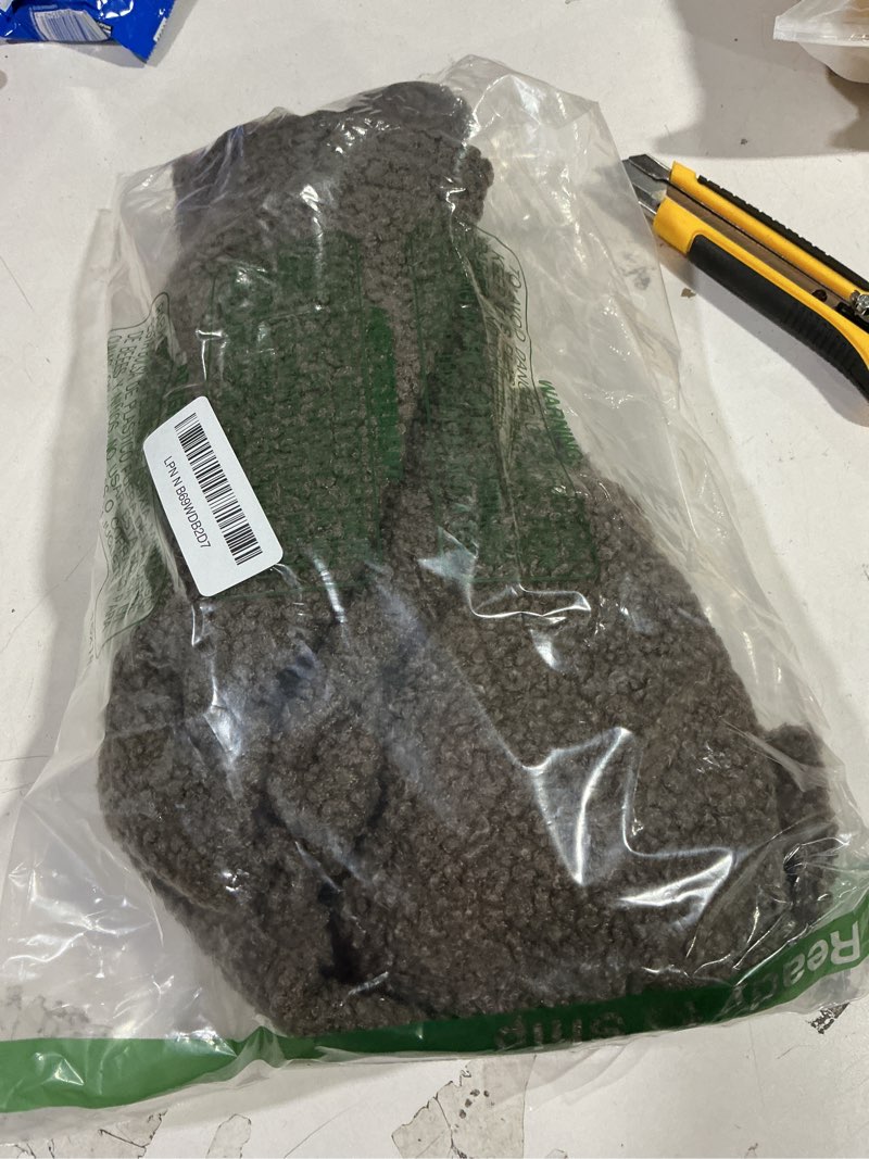 Condition photo showing New/Like New for Couch Cushion Covers for Sectional Sofa, Stretch Soft Sofa Slipcovers Washable Wear-Resistant Universal Furniture Protector for Living Room(1 Piece Chair Cover, Brown) Brown 1 Seat Cover S