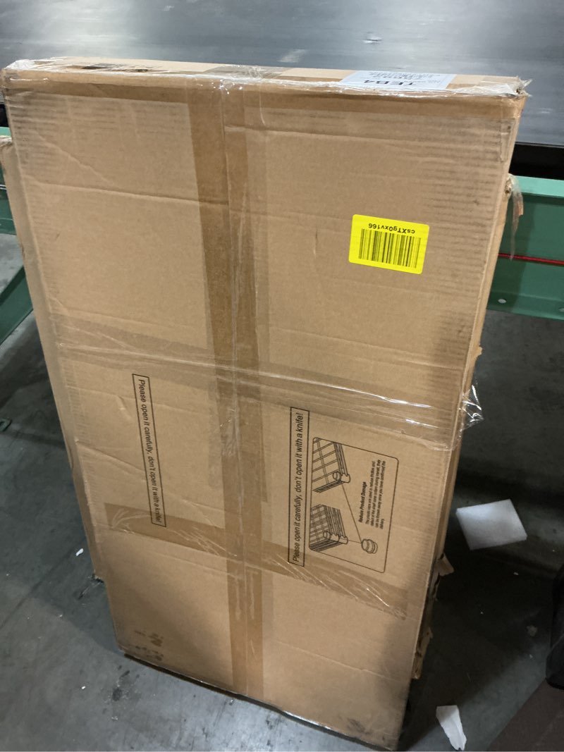 Condition photo showing New/Like New for P5 Rolling Clothes Rack Heavy Duty, Clothing Racks for Hanging Clothes, Garment Rack with Wheels, 3 Tiers Portable Closet Rack 39.4'' W × 20.5'' D × 80.5'' H, Max Load 655 LBS, Black