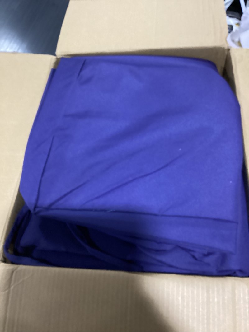 Condition photo showing As Is for deep seat patio cushions set of 2, 24x24x5.75 inch, waterproof outdoor chair cushions, fade resistant patio furniture cushions with ties for couch, sofa, lawn, outside, navy blue navy blue 2