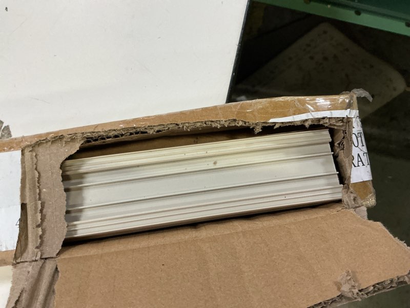 Condition photo showing As Is for 2 pack slide on door sweep 35-3/4 inches double bulb weatherstrip bottom seal compatible with taylor door for energy efficiency and draft protection