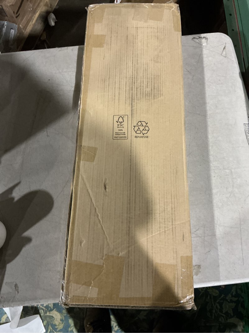 Condition photo showing Good Condition for Furinno Fulda Book Shelf, 3-Tier Narrow Bookshelf, Bookcase with 8-in Width Storage Shelf, 9.3 x 7.9 x 31.5, for Living Room, Bedroom, Home Office, White White 3-Tier, 8-Inch