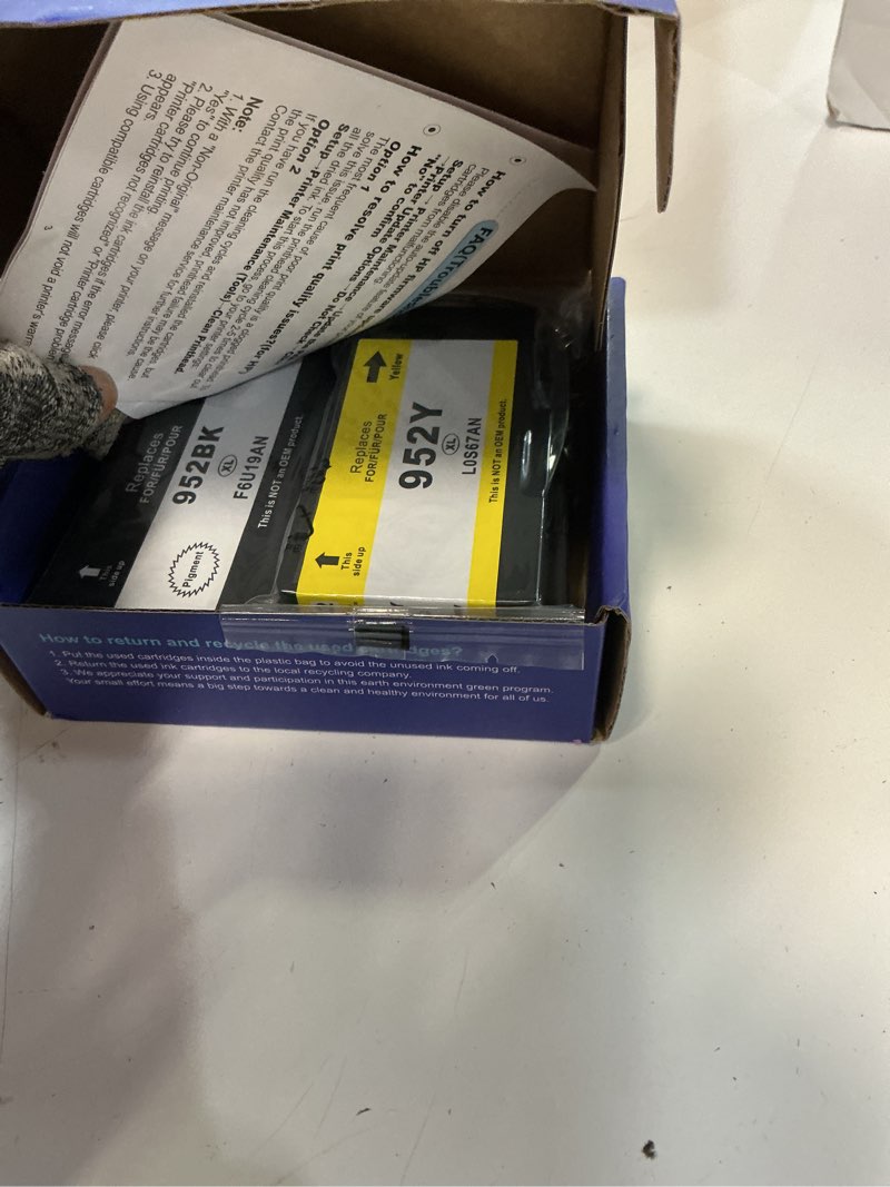 Condition photo showing Good Condition for 952xl ink cartridges combo pack replacement for hp 952xl 952 xl ink cartridges to use with hp officejet pro 8710 7740 8720 8702 8210 7720 8715 8730 8740 8216 printer (black/cyan/magenta/yellow)