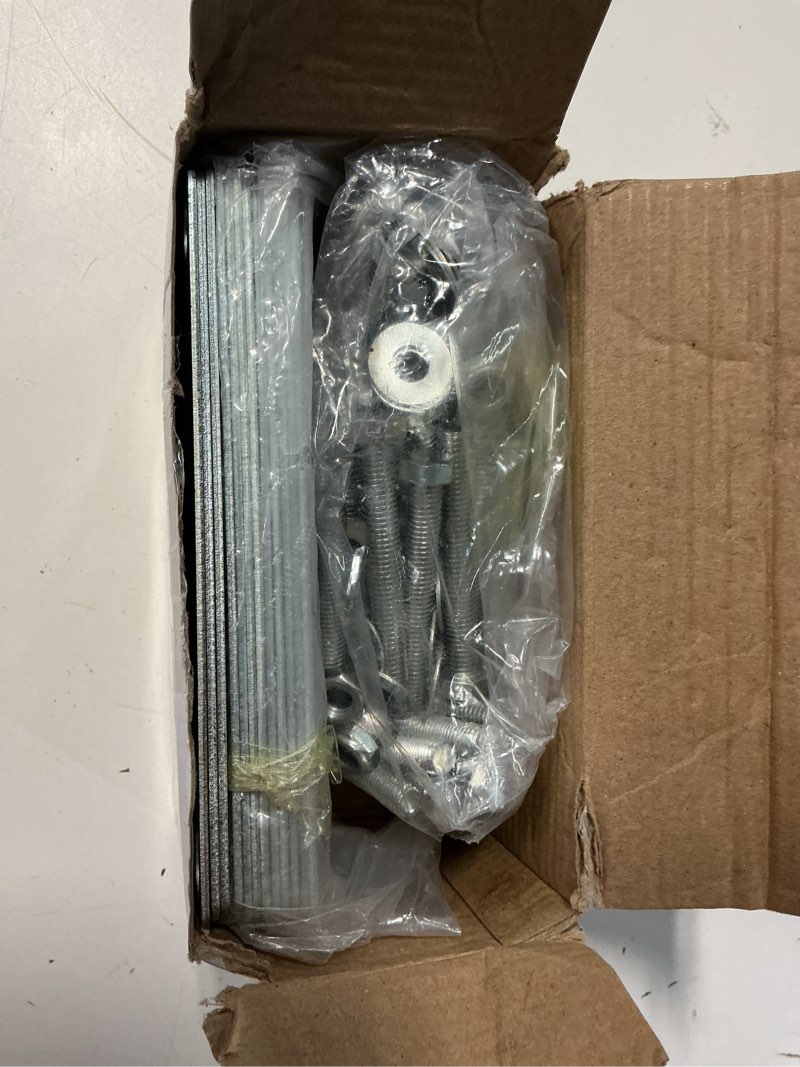 Condition photo showing Good Condition for hicarer 12 pcs e track accessories back plate set e track rail mounting heavy duty backing plate with installation kit for enclosed trailer, truck, workshop