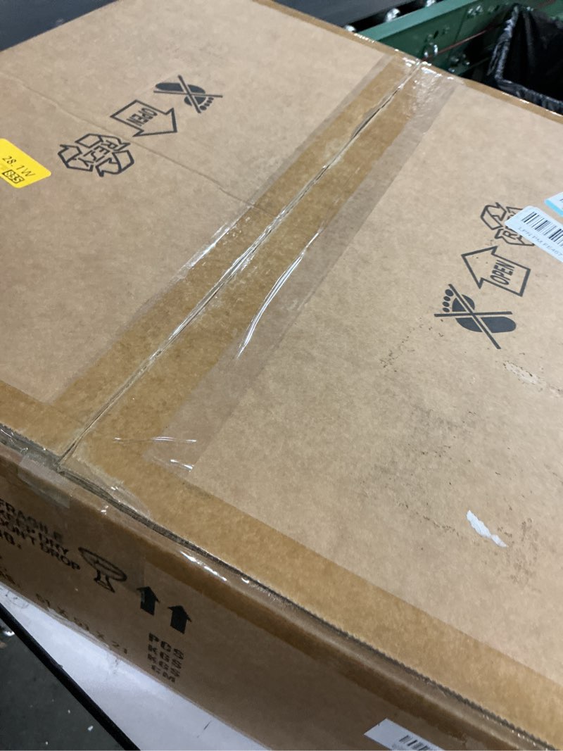 Condition photo showing Good Condition for 20" Boho Fandelier Ceiling Fan with Light and Remote Control 6 Speeds Low Profile Bladeless Ceiling Fan Wood Beaded Flush Mount Chandelier Fan for Bedroom Living Room