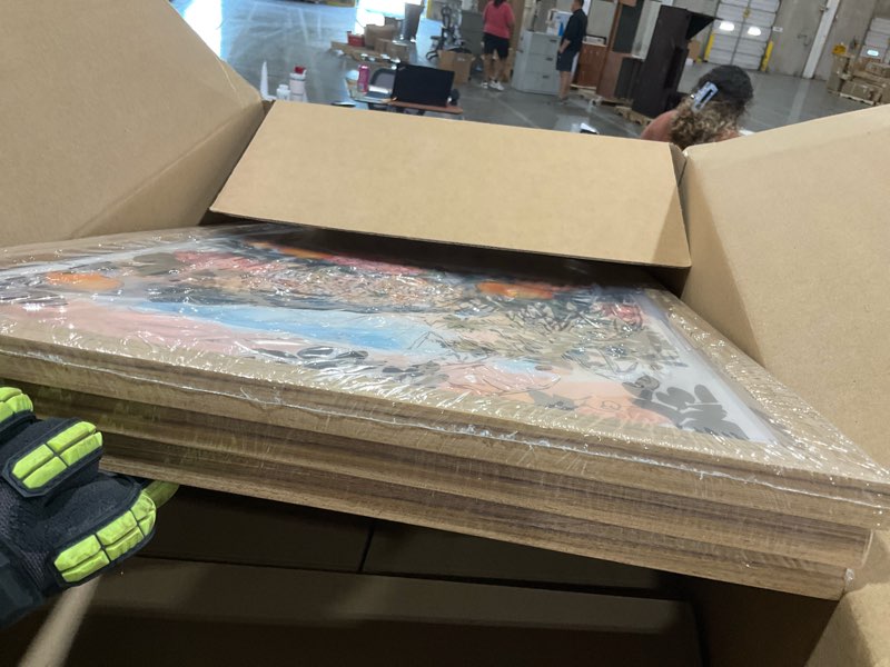 Set of 3 framed decor prints