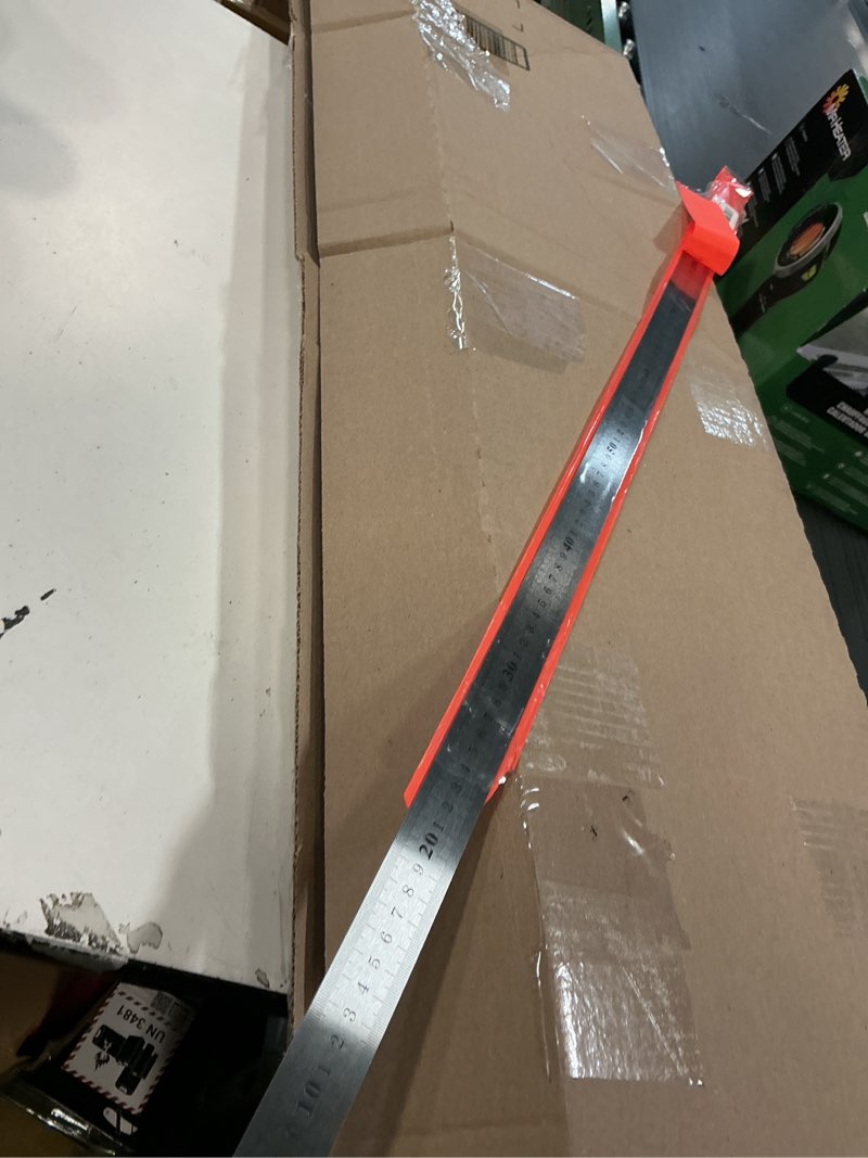 Condition photo showing Good Condition for Fisima Large Stainless Steel Ruler Rule Measure Straight Edge 1 Metre Meter 40\" 100cm 1pics 
