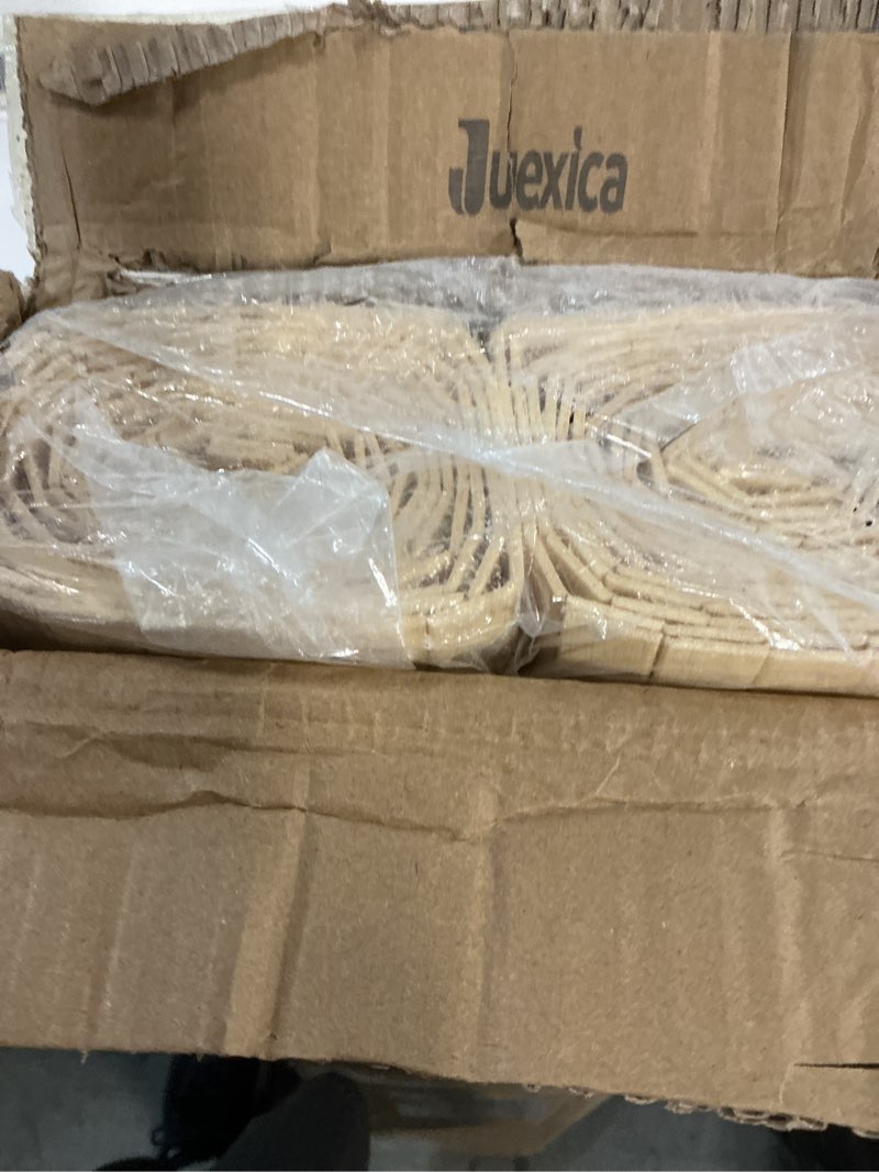 Condition photo showing New/Like New for juexica 2 pcs natural bamboo wall panel for interior wall 48''x96'' bamboo covering renewable pole wainscoting room divider wrap decor for bedroom living room kitchen island office (light carbonized) 48''x96'' light carbonized 2