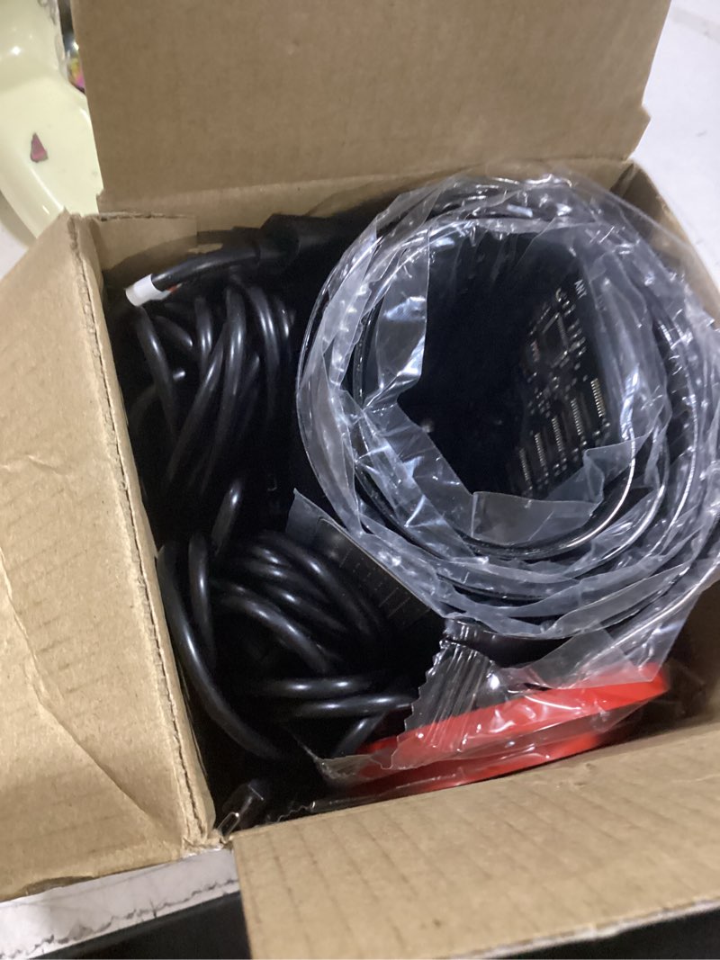 Condition photo showing As Is for 2pcs led eyes for truck windshield, devil eyes light for cars with animated, dynamic big eye lights with app & remote control, flexible led screen with diy text & colors (4.7x23.4 inch) cn-007 s