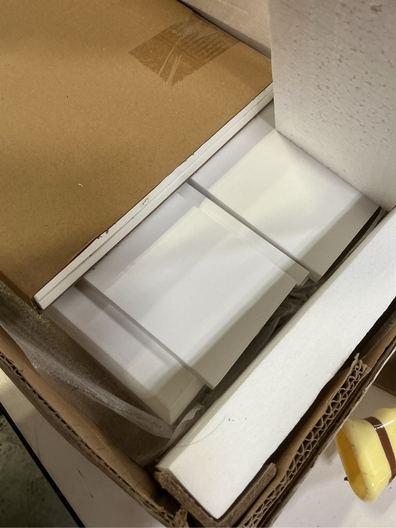 Condition photo showing Good Condition for TaoHFE Medicine Cabinet, Medicine Cabinets for Bathroom with Mirror 2 Doors 3 Open Shelf, Bathroom Cabinet Wall Mounted Wooden Storage Over Toilet Laundry Room Kitchen White With Mirror