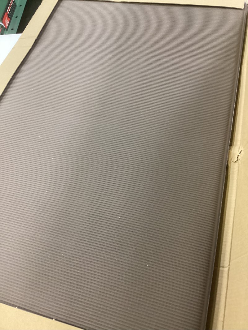 Condition photo showing Good Condition for ophanie kitchen mats for floor, kitchen rugs, 20x32 anti fatigue standing cushioned mat, waterproof, comfort ergonomic mat for office, home, sink, 3/4 inch thick memory foam grey non-slip bottom grey 32"l x 20"w x 0.8"th