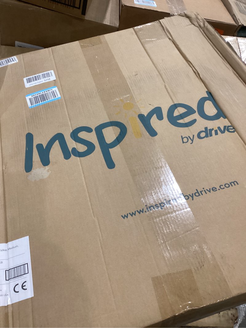 Condition photo showing Good Condition for Inspired by Drive Medical KA3200-2GKB Nimbo Posterior Walker, Knight Blue, Medium Medium (Pack of 1) Kinght Blue