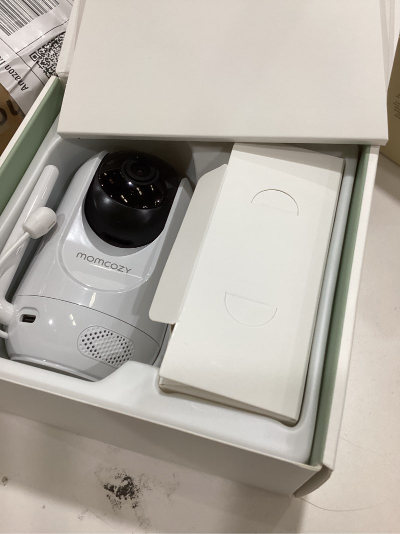 Condition photo showing Good Condition for Momcozy Smart WiFi Baby Monitor, APP Control Baby Monitor with Camera & Audio, Danger Zone Alert, Motion & Cry Detection, 1080P Night Vision, 2-Way Talk, Photo & Video Recording (Compatible With BM04) BM04 Camera