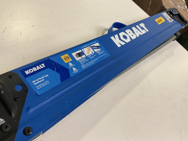 Condition photo showing Good Condition for Kobalt 42-in W x 32-in H Adjustable Steel Saw Horse ( 1100-lb Capacity)