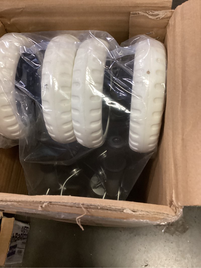 Condition photo showing New/Like New for Wellmax WM99100 Series Folding Shopping Cart with Wheels, Grocery Cart with Removable Canvas with Cover, Lightweight Utility Cart for Groceries and Laundry - Holds up to 120 lbs (Black)