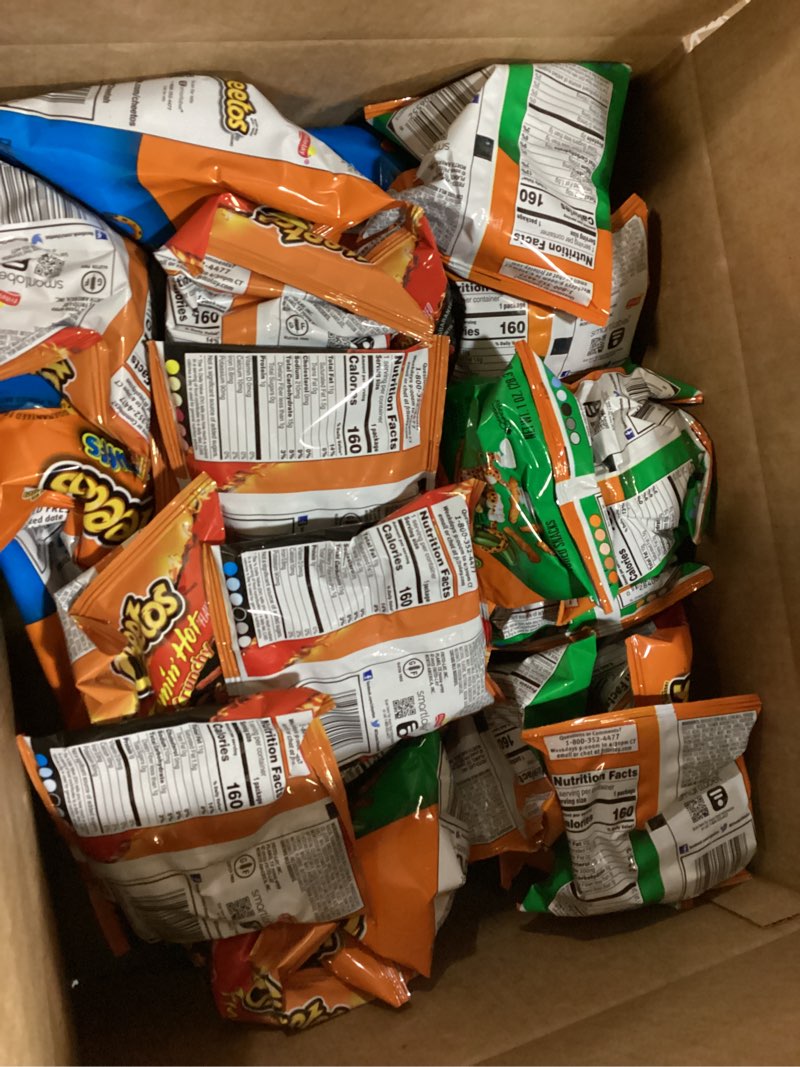 Condition photo showing New/Like New for Cheetos Cheese Flavored Snacks, Variety Pack, (Pack of 40)(use by 05/20/2025)