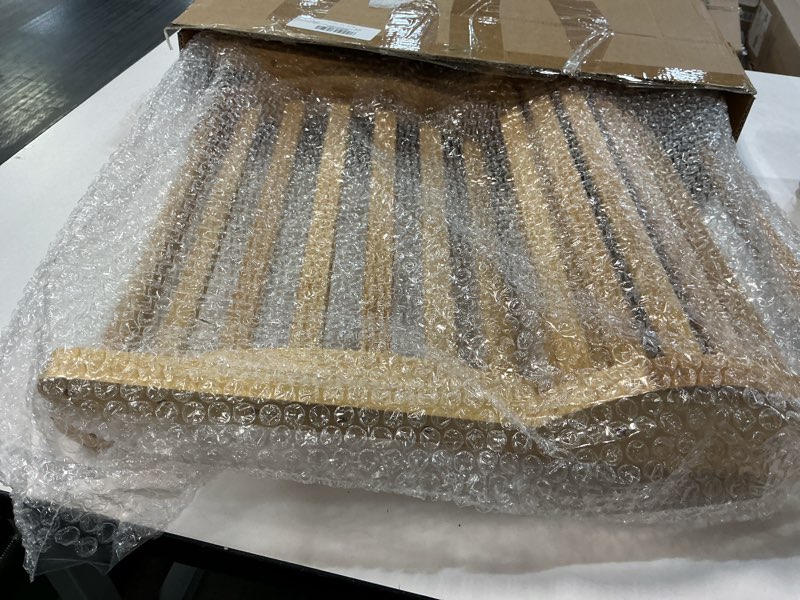 Condition photo showing Good Condition for Bamboo Sauna Backrest with Detachable Sauna Pillow, Ergonomic S-Design Sauna Accessories with Adjustable Headrest, Non-Slip Pads, Extra Wide & Long Sauna Backrest Infrared for Home Sauna, Spa Room 096-1