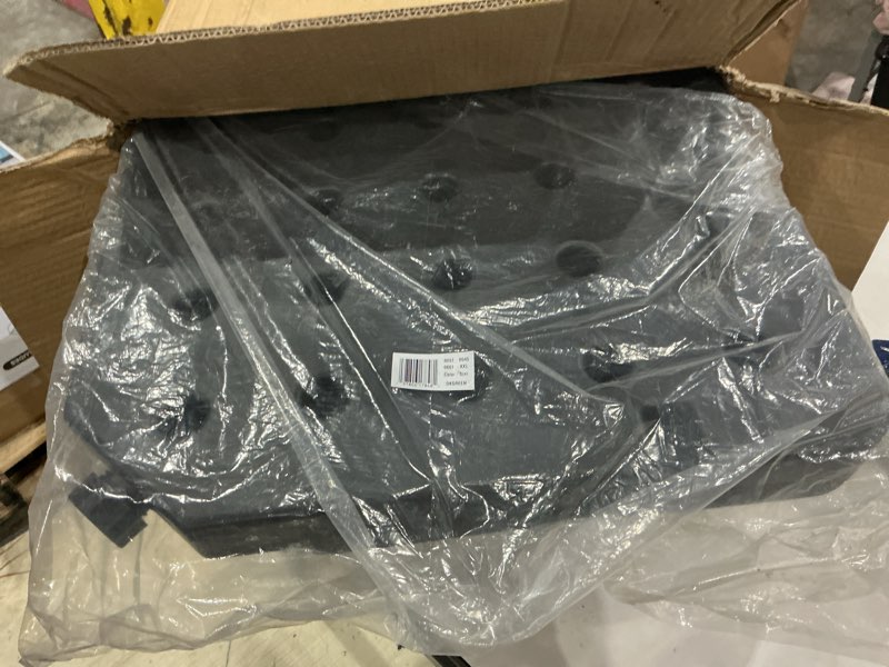 Condition photo showing Good Condition for wikiwiki compact base 230 lbs offset patio umbrella base umbrella weighted base water & sand filled weights plate set, for offset hanging umbrella & cantilever umbrella (black)