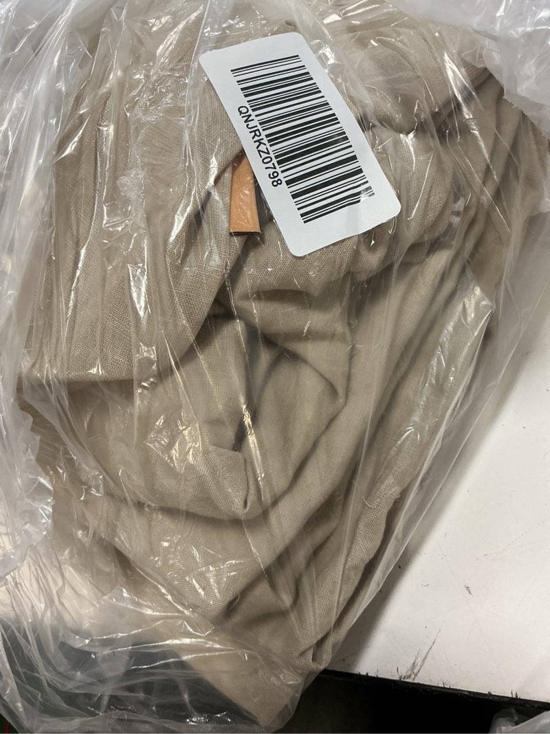 Condition photo showing Good Condition for european linen duvet cover, full/queen, toffee