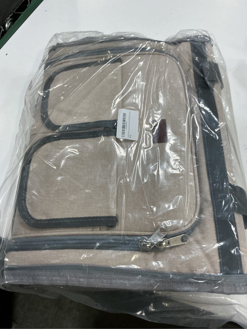 Condition photo showing New/Like New for khaki dog carrier airline approved,small puppy bag cats carriers soft,softsides expandable,rabbit bunny pets travel carriers small animals outdoor carry kennel