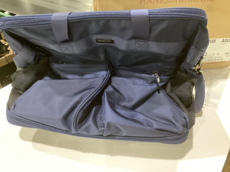 Condition photo showing Good Condition for hanke expandable collapsible luggage with wheels suitcase luggage rolling travel bag duffel bag for men women lightweight suitcase large capacity with spinner wheel (blue) blue upgrade version 2, not exact, similar to stock photo