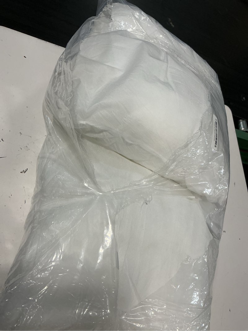 Condition photo showing Good Condition for lane linen 20x20 pillow inserts - set of 2 lightweight down alternative square pillows, white throw pillows for bed, decorative pillows for couch bed, firm pillows for living room 20" x 20" 01: white
