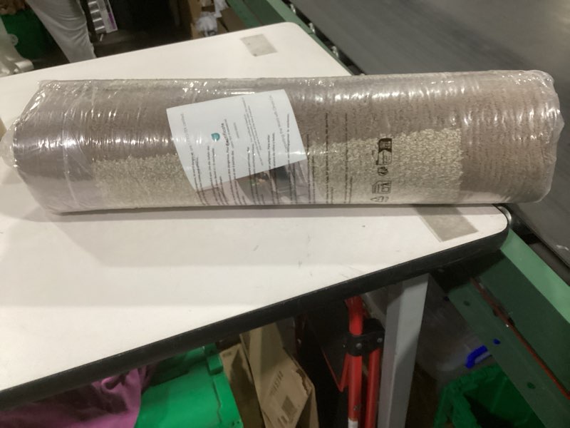 Condition photo showing As Is for Machine Washable Kitchen Rug 24" x 96", Non Slip Kitchen Mat for Floor, Absorbent Entrance Runner Rug for Bedroom, Hallway, Bathroom, Door (Roll Packing)