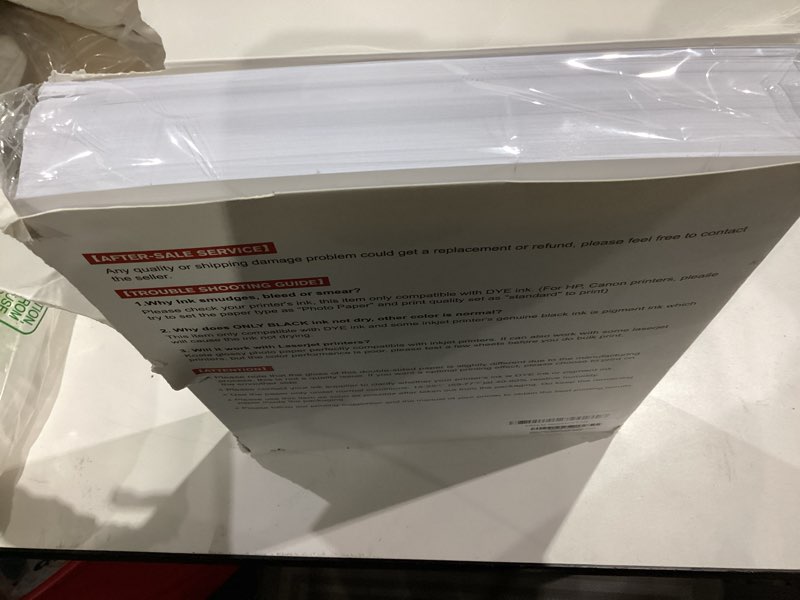 Condition photo showing Good Condition for Koala Thick Photo Paper Double-sided Glossy Heavyweight Paper 8.5X11 Inches 80LB 100 Sheets 300GSM Cardstock Compatible with Inkjet Printer