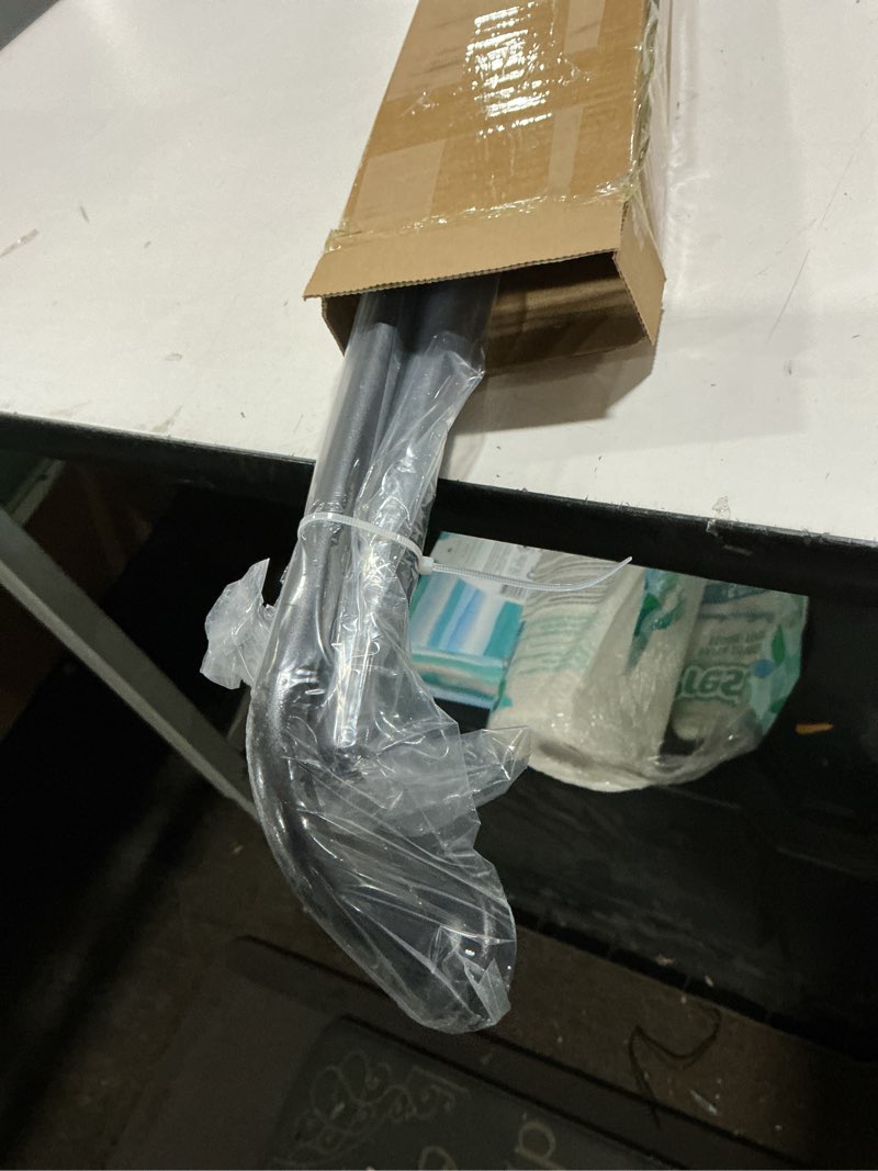 Condition photo showing Good Condition for Matte Black Disc Curtain Rods, 84-144 Inches Window Curtain Rod,Adjustable Room Darkening Drapery Rod with Aluminum Finials and Brackets,Wrap Around Design 84-144" Matte Black